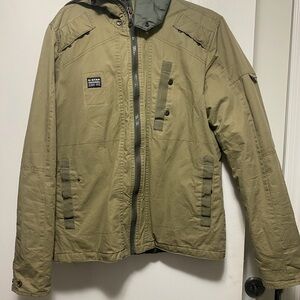 G-Star Men's Khaki Military Jacket